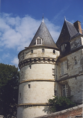 Mesnires-en-Bray (F 76), le Chteau, la Tour Ouest