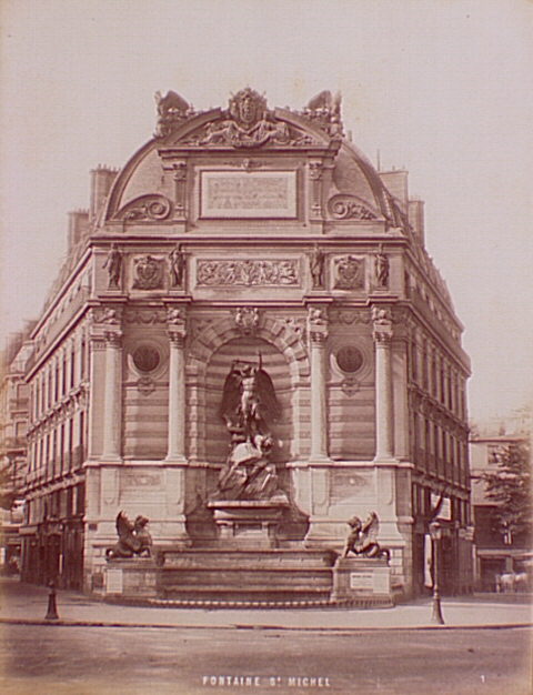 Le Grenier Gnalogique, Paris, La Fontaine Saint Michel